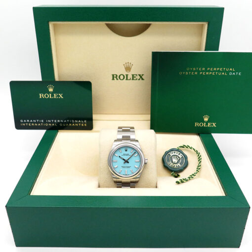 Rolex 277200 Oyster Perpetual 31 with Turquoise Dial - Image 2