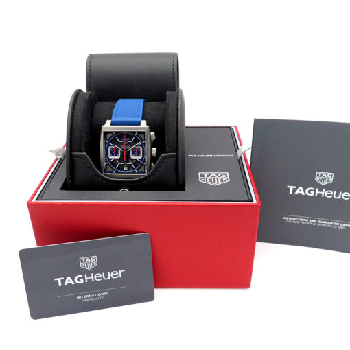 Tag Heuer CBL2182 Monaco Titanium Chronograph Blue Skeleton - Image 2