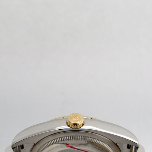 Rolex 116233 Datejust 18K/SS with Champagne Rolex Motif Diamond Dial on Jubilee - Image 4