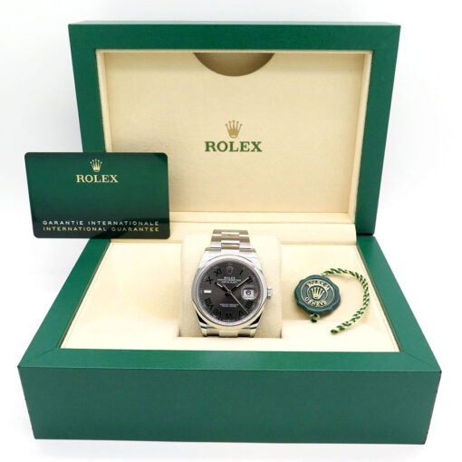 Rolex 126200 Datejust with Slate Roman Dial on Oyster - Image 2