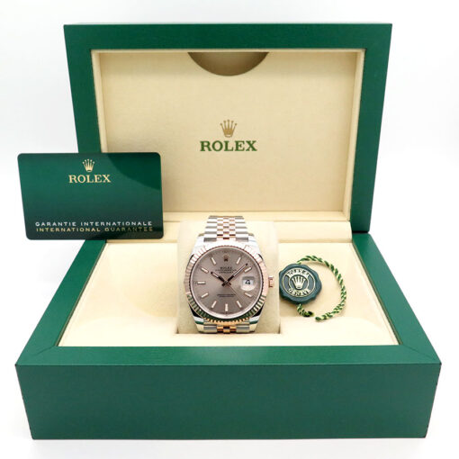 Rolex 126331 Datejust 41 18K/SS with Sundust Stick Dial on Jubilee - Image 2