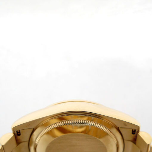 Rolex 118238 Day Date 18K Yellow Gold with Silver Rolex Motif Diamond Dial - Image 6