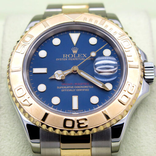 Rolex 16623 Yachtmaster 18K/SS with Blue Dial - Image 3