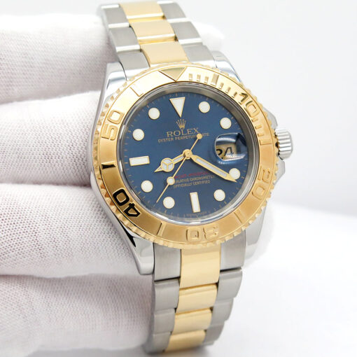 Rolex 16623 Yachtmaster 18K/SS with Blue Dial