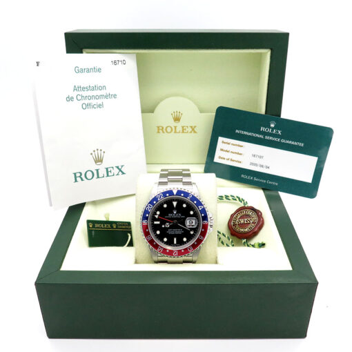 Rolex 16710 GMT Master II with Red & Blue Bezel - Image 2