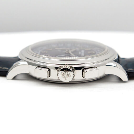 Patek Philippe 5070P Platinum Chronograph with Blue Dial - Image 5