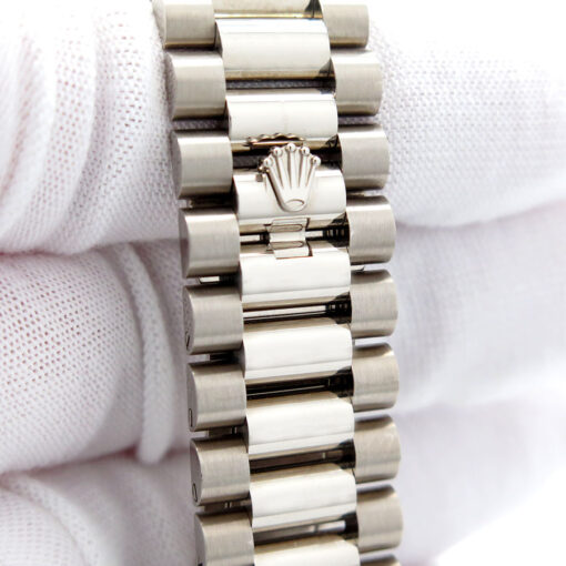 Rolex 228239 Day Date 18K White Gold with Blue Ombre Roman Dial - Image 7