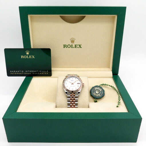 Rolex 278271 Datejust 18K/SS with Mother of Pearl Diamond Dial on Jubilee - Image 2