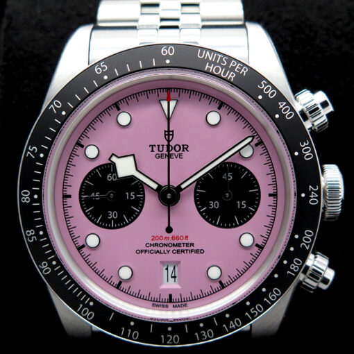 Tudor 79360N Black Bay Chronograph with Pink Dial - Image 3