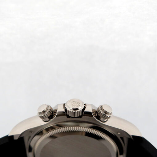 Rolex 126519LN Cosmograph Daytona 18K White Gold with Black Dial on Oysterflex - Image 4