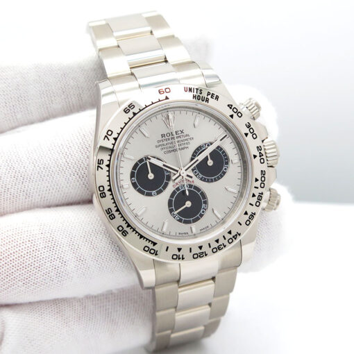 Rolex 126509 Cosmograph Daytona 18K White Gold with Steel Dial