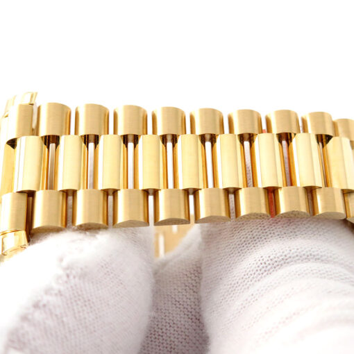 Rolex 228238 Day Date 40 18K Yellow Gold with Champagne Baguette Diamond Dial - Image 6