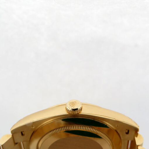 Rolex 228238 Day Date 40 18K Yellow Gold with Champagne Baguette Diamond Dial - Image 4