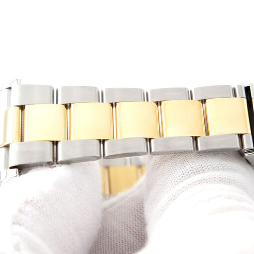 Rolex 126283RBR Datejust 18K/SS with Silver Roman Dial & Diamond Bezel on Oyster - Image 8