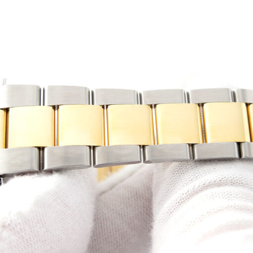 Rolex 126283RBR Datejust 18K/SS with Silver Roman Dial & Diamond Bezel on Oyster - Image 6