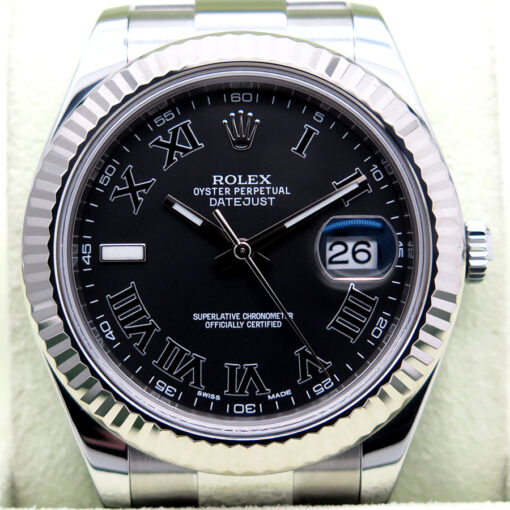 Rolex 116334 Datejust II with Black Roman Dial on Oyster - Image 3