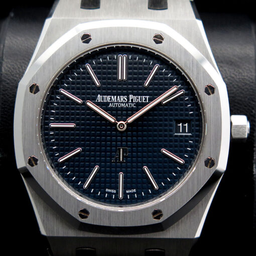 Audemars Piguet 15202ST Royal Oak "Jumbo" Ultra Thin with Blue Dial - Image 3