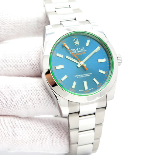 Rolex 116400GV Milgauss with Blue Dial