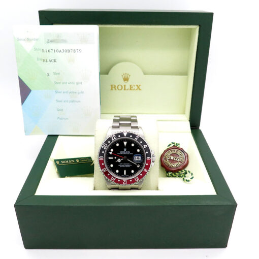 Rolex 16710 GMT Master II with Red/Black Bezel - Image 2