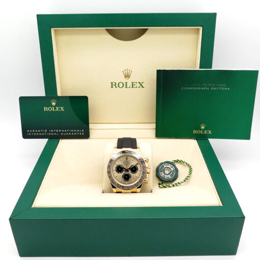 Rolex 126518LN Cosmograph Daytona 18K Yellow Gold with Gold Dial on Oysterflex - Image 2