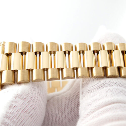 Rolex 118238 Day Date 18K Yellow Gold with Champagne Stick Dial - Image 6