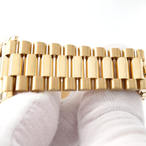 Rolex 228238 Day Date 40 18K Yellow Gold with Black Diamond Baguette Dial - Image 8