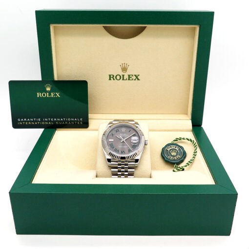 Rolex 126334 Datejust 41 with Slate Roman Dial on Jubilee - Image 2