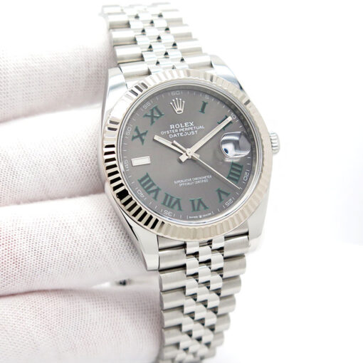 Rolex 126334 Datejust 41 with Slate Roman Dial on Jubilee