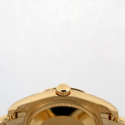 Rolex 81318 Datejust Pearlmaster 18K Yellow Gold with Champagne Roman Dial & Diamond Bezel - Image 5