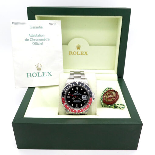 Rolex 16710 GMT Master II with Red/Black Bezel - Image 2