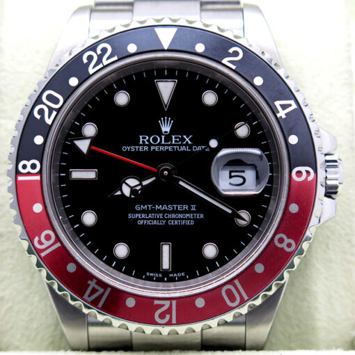 Rolex 16710 GMT Master II with Red/Black Bezel - Image 3