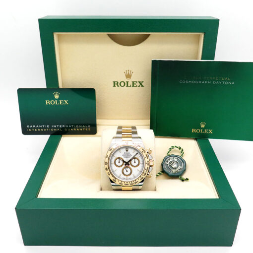 Rolex 126503 Cosmograph Daytona 18K/SS with White Dial - Image 2