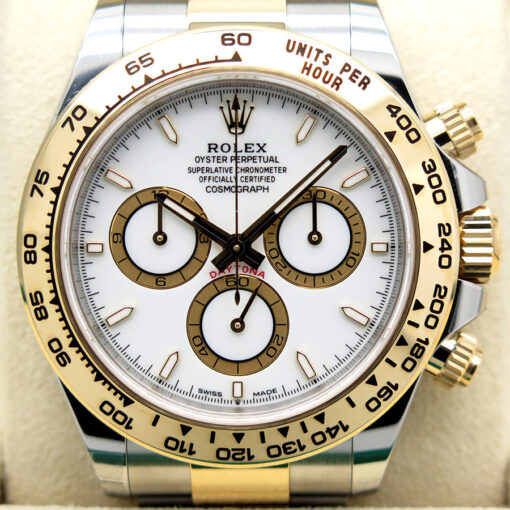 Rolex 126503 Cosmograph Daytona 18K/SS with White Dial - Image 3
