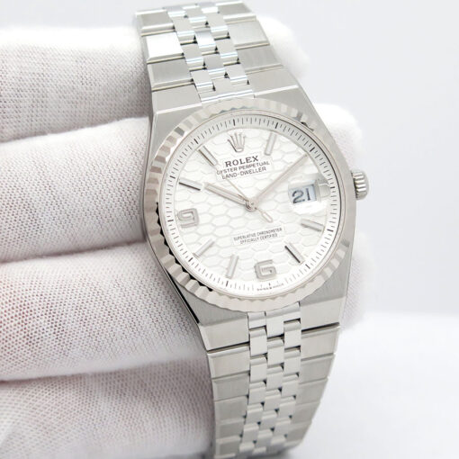 Rolex 127234 Land-Dweller 36 with White Dial (New Model)