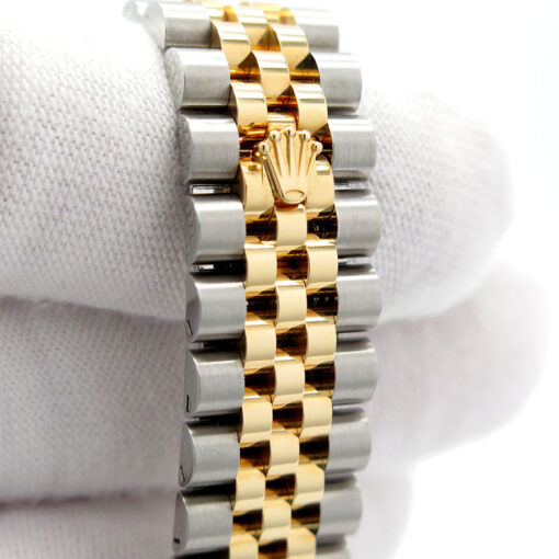 Rolex 278243 Datejust 18K/SS with Olive Green Diamond Floral Motif Dial on Jubilee - Image 8