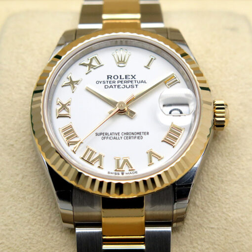 Rolex 278273 Datejust 18K/SS with White Roman Dial on Oyster - Image 3