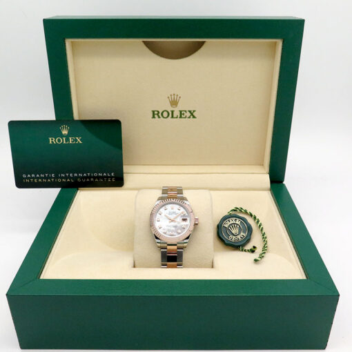 Rolex 279171 Datejust 18K/SS with Mother of Pearl Diamond Dial on Oyster - Image 2