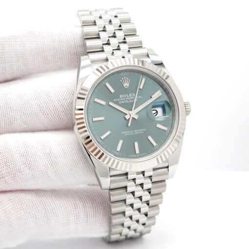 Rolex 126334 Datejust 41 with Mint Green Dial on Jubilee