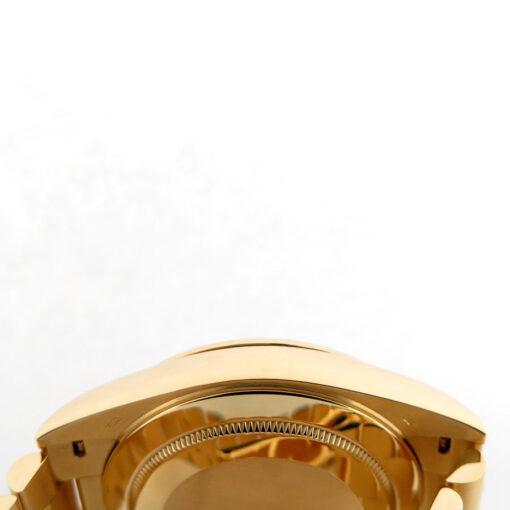 Rolex CPO 228238 Day Date 40 18K Yellow Gold with Black Diagonal Motif Stick Dial - Image 5