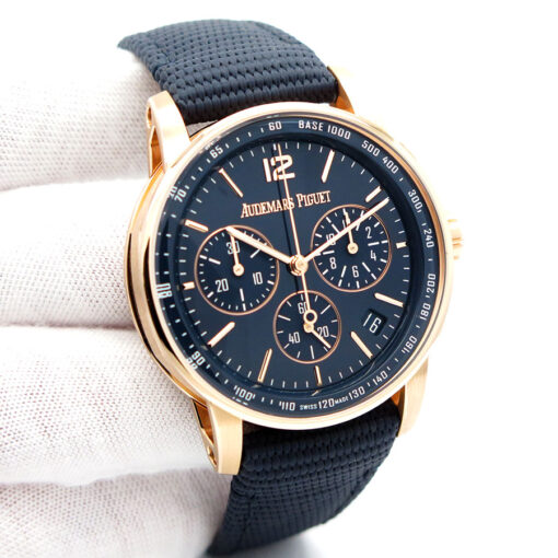 Audemars Piguet 26393OR Code 11.59 Chronograph 18K Rose Gold with Blue Dial