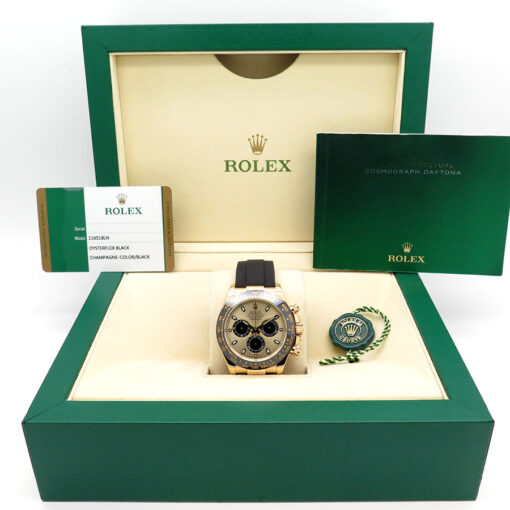 Rolex 116518LN Cosmograph Daytona 18K Yellow Gold with Champagne Dial - Image 2