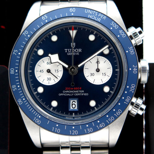 Alternative view of Tudor 79360B Black Bay Chronograph Boutique Blue