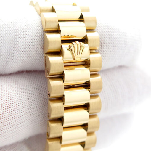 Rolex 18238 Day Date 18K Yellow Gold with White Roman Dial - Image 11