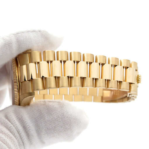 Rolex 18238 Day Date 18K Yellow Gold with White Roman Dial - Image 13
