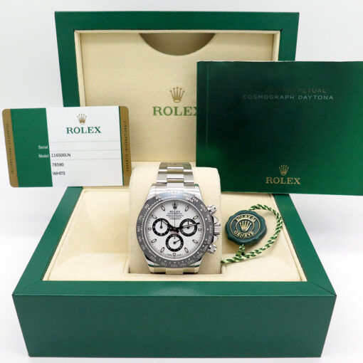 Rolex 116500LN Cosmograph Daytona with White Dial - Image 2