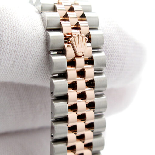 Rolex 278241 Datejust 18K/SS with Rose Stick Dial on Jubilee - Image 7