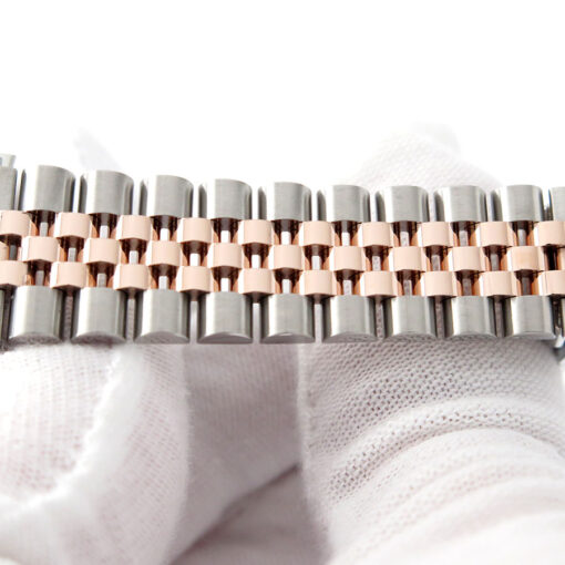 Rolex 278241 Datejust 18K/SS with Rose Stick Dial on Jubilee - Image 8