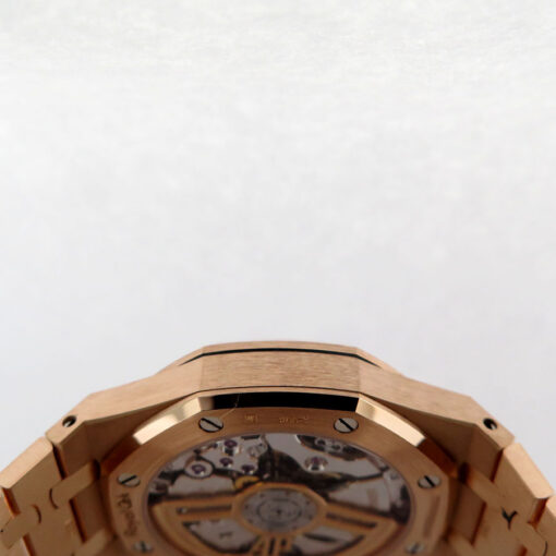 Audemars Piguet 15500OR Royal Oak 18K Rose Gold with Black Dial - Image 6