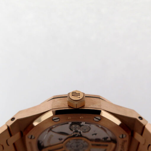 Audemars Piguet 15500OR Royal Oak 18K Rose Gold with Black Dial - Image 5