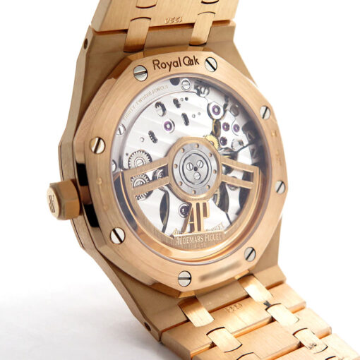 Audemars Piguet 15500OR Royal Oak 18K Rose Gold with Black Dial - Image 4